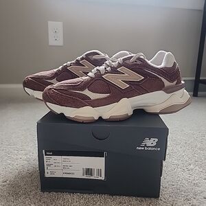 NIB New Balance Unisex 9060 Sneakers in Rich Oak Timberwolf M6.5/W8